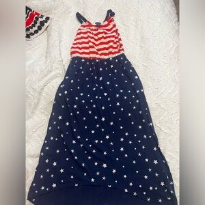 USA maxi dress.  size M kids (7/8)